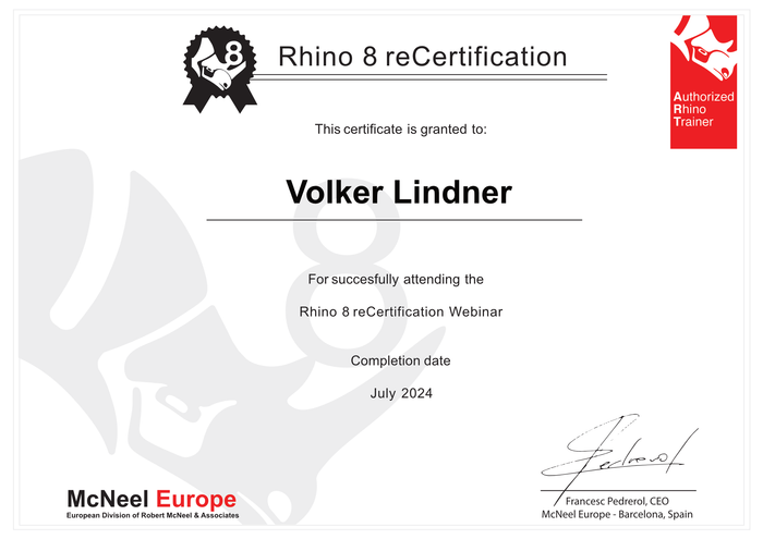 LIN-ID_Lindner_McNeel Europe Authorized Rhino Trainer
